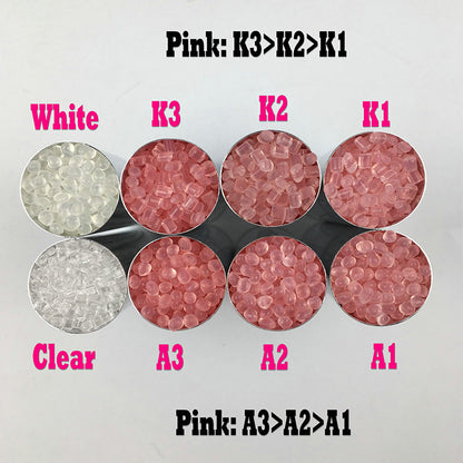 Pink Flexible Thermoplastic Denture Resin Materials for partial teeth